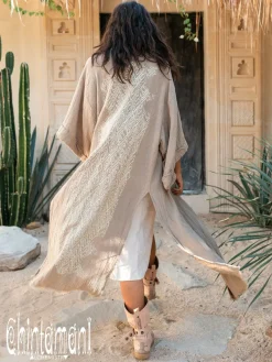 Chintamani Alchemistry Raw Printed Kimono / Sage^ Kimono & Cover Up