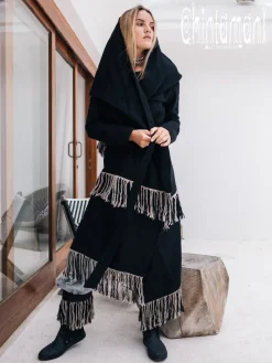 Chintamani Alchemistry Shamanic Canvas Coat / Black^ Jackets & Coats
