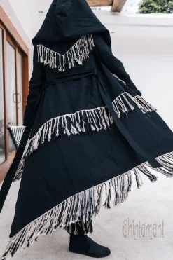 Chintamani Alchemistry Shamanic Canvas Coat / Black^ Jackets & Coats