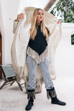 Chintamani Alchemistry Shamanic Canvas Coat / Cream^ Jackets & Coats