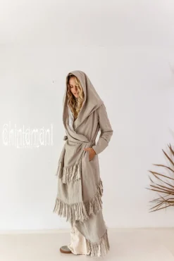 Chintamani Alchemistry Shamanic Canvas Coat / Gray^ Jackets & Coats