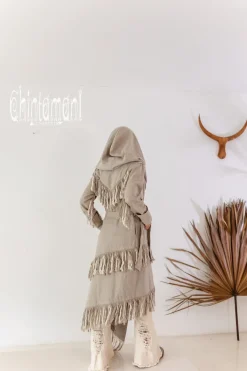 Chintamani Alchemistry Shamanic Canvas Coat / Gray^ Jackets & Coats