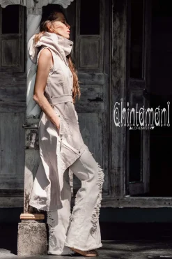 Chintamani Alchemistry Shamanic Canvas Coat / Grey^ Jackets & Coats