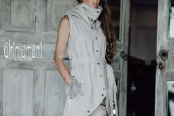 Chintamani Alchemistry Shamanic Canvas Coat / Grey^ Jackets & Coats