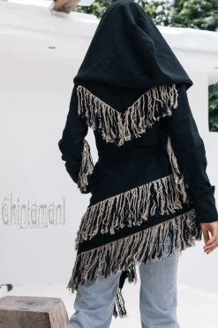 Chintamani Alchemistry Shamanic Canvas Jacket / Black^ Jackets & Coats