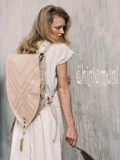 Chintamani Alchemistry Shield Backpack / Beige^ Backpacks & Bags