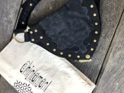 Chintamani Alchemistry Shipibo Waist Bag / Black^ Canvas Hip Bags