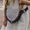 Chintamani Alchemistry Shipibo Waist Bag / Grey^ Canvas Hip Bags