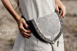 Chintamani Alchemistry Shipibo Waist Bag / Grey^ Canvas Hip Bags