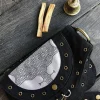 Chintamani Alchemistry Shipibo Waist Belt Bag / Black^ Canvas Hip Bags