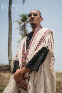 Chintamani Alchemistry Short Berber Poncho / Hemp^ Kimono & Coat