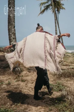 Chintamani Alchemistry Short Berber Poncho / Hemp^ Kimono & Coat