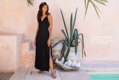 Chintamani Alchemistry Sleeveless Wrap Dress / Black^ Wrap Dress