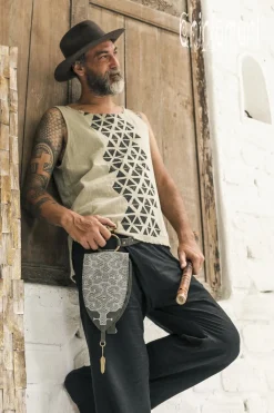 Chintamani Alchemistry Transformer Waist Bag / Dark Grey^ Canvas Hip Bags