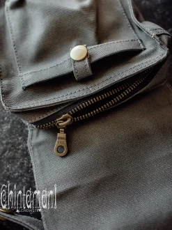 Chintamani Alchemistry Transformer Waist Bag / Dark Grey^ Canvas Hip Bags