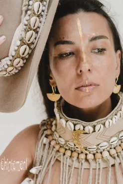 Chintamani Alchemistry Tribal Collar Necklace / Beige^ Accessories
