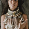 Chintamani Alchemistry Tribal Collar Necklace / Gray^ Accessories
