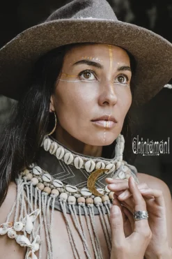 Chintamani Alchemistry Tribal Collar Necklace / Gray^ Accessories