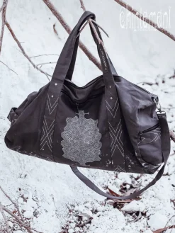 Chintamani Alchemistry Tribal Duffle Bag / Dark Grey^ Backpacks & Bags