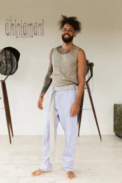 Chintamani Alchemistry Twill Long Pants / Light Blue^ Pants