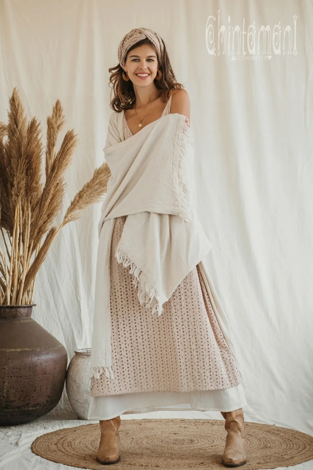 Chintamani Alchemistry Wide Sleeve Kimono / Off White^ Kimono & Cover Up