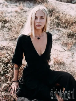 Chintamani Alchemistry Wrap Boho Dress / Black^ Wrap Dress