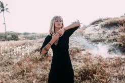Chintamani Alchemistry Wrap Boho Dress / Black^ Wrap Dress