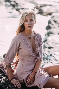 Chintamani Alchemistry Wrap Boho Dress / Dusty Rose^ Wrap Dress
