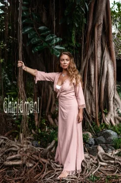 Chintamani Alchemistry Wrap Boho Dress / Dusty Rose^ Wrap Dress